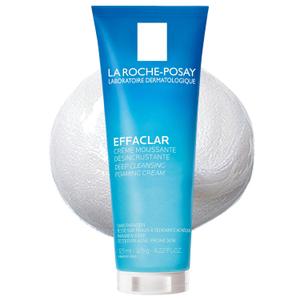 La Roche-Posay Effaclar Deep Cleansing Foaming Facial Cleanser, Cream Cleanser & Daily Face Wash for Oily Skin & Acne Prone Skin to Minimize Look of Pores