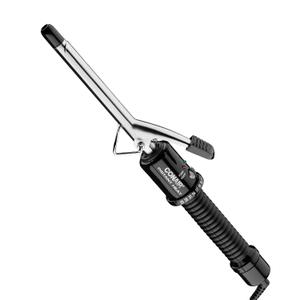 Conair Instant Heat 1/2-Inch Curling Iron, Tight Curl Hair Curler for All Hair Types, Long-Lasting Definition, 25 Heat Settings, Fast Heat-Up, Dual Voltage Small Curling Iron with Clamp, Black