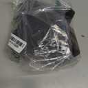 2.5x2.5 Square Rubber Furniture Caster Cups, Anti-Sliding Furniture Pads Bed Stopper Floor Protectors with Grip - Protect Any Flooring (8 Pcs Black)