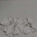 TBD DECOR 16 Pcs Halloween Hanging Ghosts Ornaments 5.5inch Small Hanging Ghost Tree Ornaments for Halloween Party Home Tree Holiday Decor