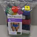 Fruit of the Loom Men's Underwear Briefs, Tag Free & Moisture Wicking (L)