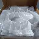 Bemis Rise 4.5" Raised Toilet Seat with Support Handles, Hinges Never Loosen, Fits Round and Elongated