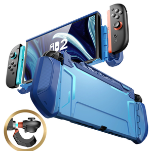 Mumba Full Protection Dockable Case For Nintendo Switch 2 (7.9") TPU Grip Cover