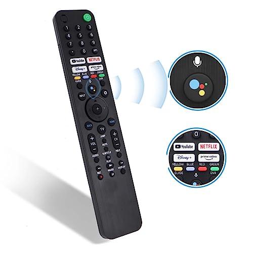 RMF-TX520U for Sony Smart TV & Bravia TV with Voice Control - Replacement Remote for Sony 2019-2023 XBR/KD/XR Series, X80J, X85J, X90J, A80J etc 