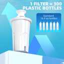 Water Filter Replacement by NUTTUTO Compatible with Brita Water Dispensers and Pitchers, Fits Classic 35557, OB03, Mavea 107007, 35557, Pack of 6