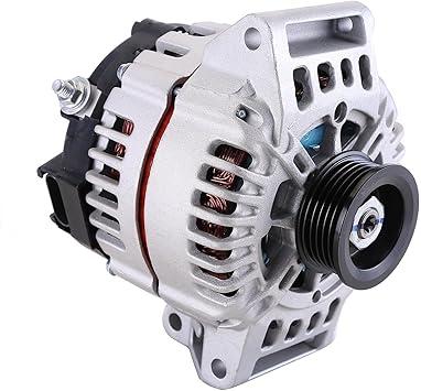 CarXpoty Alternator Fit for 2006-2008 for Pontiac G6 2005 for Pontiac Grand Am 2006-2009 for Pontiac Solstice 2007 2009-2010 for Saturn Sky 12V 120A 5-Groove CW IR IF Replace 15794596 25967329 11144