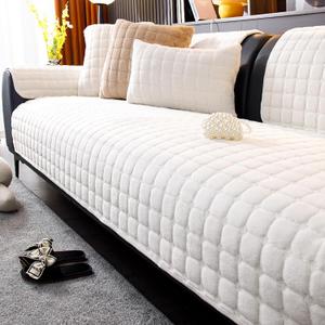Pet Couch Cover Washable Dog Sofa Protector with Non-Slip Design Pet-Friendly Furniture Cover (1pc/36"x 47"/Rectangular, Cream)