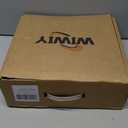 Wiwiy Roller Skates for Women and Men - Adjustable Four Shiny Wheel Skates for Outdoor Indoor Use (White-colorful wheels)