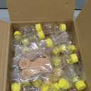 Barafat 50 Pack Plastic Honey Bear Bottles Jars, 2 oz Honey Bear Cup with Lids Mini Bear Shape Empty Honey Bear Bottle Honey Containers Bulk Jam Juice Candy for Wedding Gifts Baby Shower Favors