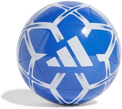 adidas Unisex Starlancer Club Soocer Ball, Blue/White, 4