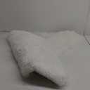 Round Rugs for Bedroom White :  44x46Inc Fluffy Circle Area Rug for Kids Room- Furry Fuzzy Carpet for Girls Room- Soft Plush Rug for Dorm, Baby Rug