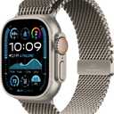 Apple Watch Band - Milanese Loop (49mm) - Natural Titanium - Small