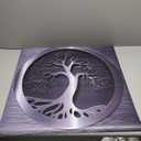 Tree of Life Pattern Stainless Steel Refrigerator Wrap,Tree Dishwasher Magnets Decorative Cover,Gray Tree Stainless Steel Dishwasher Cover Panel Decal,Simplest Carving Patterns Kitchen Decor (23x26inch( Magnetic ))