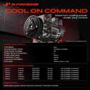 A-Premium Air Conditioner AC Compressor with Clutch Compatible with Subaru Outback 2.5L 2005-2009, Legacy 2.5L 2005-2009, Impreza 2.5L 2005-2009