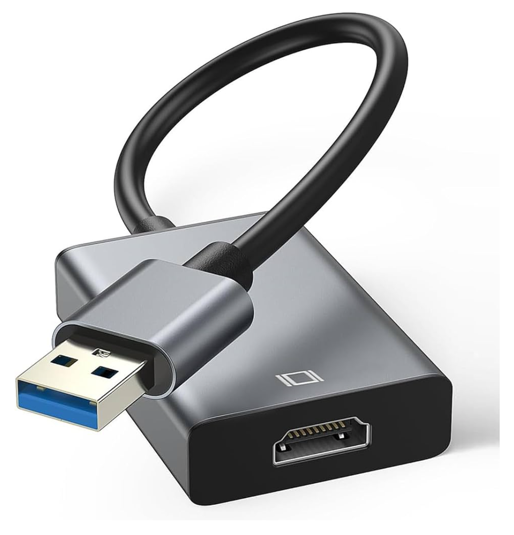 USB to HDMI Adapter - 3.0/2.0 Multi-Monitor Cable,Compatible with Windows 7/8/10/11 and MacOS for Multiple Monitors