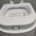 Diaper Genie Essence Pail, White with 18 Easy Roll Refill Bags