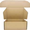6 x 2.6 x 2 Inches Small Shipping Boxes 50 Pack Corrugated Cardboard Packaging Business Moving Mailing Box
