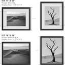16 x 20 Frames with Glass 5 Pack - Black Wood Poster Frame