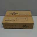 STARLATTA 2 Pcs Cabinet Organizer Shelf, Stackable Kitchen Counter Shelves, Spice Rack,Countertop Organizers, Clear Plastic Storage Shelves Rack for Makeup,Bathroom,Cupboard,Desk,Pantry Organization