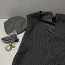 1920s Mens Costume,Roaring 20s Costumes for Men,1920S Mens Outfit Accessories with Vest Hat Pocket Watch Tie Armband Size XXL