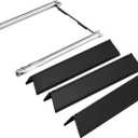 Spirit E210 Grill Replacement Parts 7635 Flavorizer Bars 69785 Grill Burner for Weber Spirit E-210 Grill Replacement Parts Spirit I & II 200 Series GS4 E210 S210 E215 E220 Grill Part 15.3" Flavor Bars