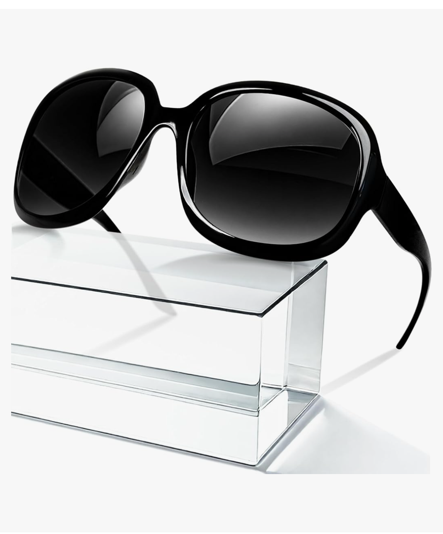 miyya Bug Eye Oversized Polarized Sunglasses Womens, Trendy Retro Sun Glasses for Women 2025, Oversized UV Protection Shades