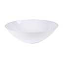 [16 OZ 20 Count] White Plastic Organic Party Soup bowls With Silver Rim Premium heavyweight Elegant Disposable Tableware Dishes