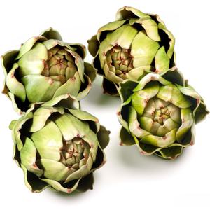 Timgle 4 Pcs Green Artificial Artichokes Fake Vegetables and Fruits for Summer Kitchen Wedding Bowl and Vase Decorations (Large)