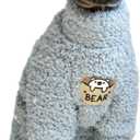 Sphynx Cat Clothes Hairless Cat Super Soft Warm Fleece T Shirt Elastic Winter Sweater Outfit, Pet Clothes for Sphynx Cat Coat for Cats and Small Dogs Apparel (Blue, X-Large) (XL (9-13 lbs))