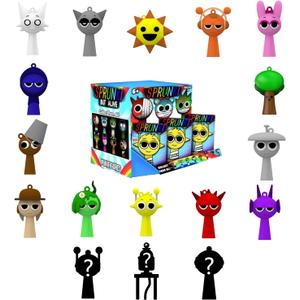 Sprunki Action Figures Mystery Box, Sprunki Mystery Box (5 Pack)