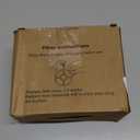 12 Pack Cat Water Fountain Filter, 8 Pcs Cat Fountain Filters Replacement Dia is 5" & 4 Pcs Pre-Filter Sponges for 81oz / 2.4L Round Automatic Pet Water Fountain Dog Dispenser, 3-Filtration System