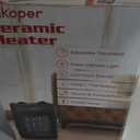 Space Heater, 1500W Electric Heaters Indoor Portable with Thermostat, PTC Fast Heating Ceramic Room Small Heater with Heating and Fan Modes for Bedroom, Office and Indoor Use