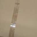 Gold Modern Round LED Crystal Chandelier - 17.7" Luxury 3 Colors Stepless Dimmable Chandeliers for Dining Room,Adjustable Height Ceiling Light Fixture for Kitchen Island Bathroom With Remote Control