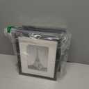 upsimples 8x10 Picture Frame Set of 5, Display Pictures 5x7 with Mat or 8 x 10 Without, Wall Gallery Photo Frames, Black