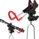 PLUSINNO Fishing Rod Holders - Upgraded 360 Degree Adjustable Fishing Pole Stand Equipment for Bank, Beach, Gift for Men