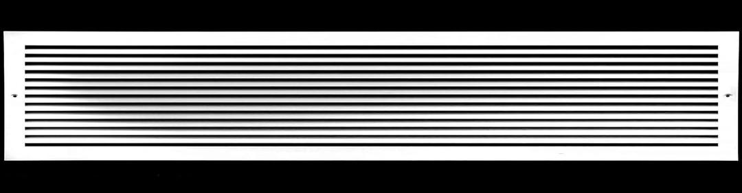 HVAC Premium 26'' X 8" Aluminum Return Grille - Easy Air Flow - Linear Bar Grilles [Outer Dimensions: 27.875'' w X 9.875'' h]