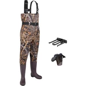 Fishing Waders for Men with Boots Womens Chest Waders 2-Ply Nylon/PVC Waterproof for Hunting with Boot Hanger (11, Camo) Fishing Waders for Men with Boots Womens Chest Waders 2-Ply Nylon/PVC Waterproof for Hunting with Boot Hanger (11, Camo)