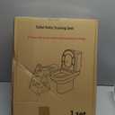 Primlect Potty Training Seat, 2-in-1 Toddler Toilet Seat with Step Stool, Ultra-Stable Potty Chair Attachment, Adjustable Seat and Step Ladder, Non-Slip Design, Splash Guard for Boys and Girls (Blue)