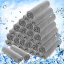 Hosuly 30 Pack Cooling Towels, 40"x12" Ice Breathable Chilly Sweat Rag Microfiber Workout Rags for Gym Towels for Neck and Face for Yoga Golf Sport Running (Light Gray)