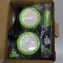 2-Pack Rechargeable LED Work Lights, 360-Degree Adjustable Spotlights with Magnetic Base, Clamp Lights for Barbecue, Workshop, Construction Site, Car Repairing and Home Using