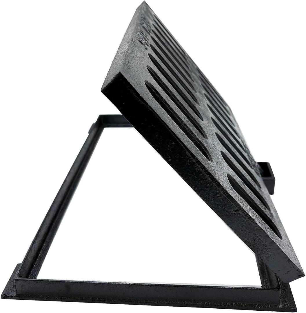 Cast Iron Drain Grate and Frame, Driveway Channel Cover 20x12 in