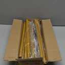 Over The Table Rod Stand with Clamps Adjustable 31"110'' Length 31"64" Height Gold Table Balloon Arch Stand with Storage Bag, Metal Decorating Rod Hanging
