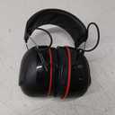 Gel Cushions Ear Muffs, Bluetooth 5.4 Hearing Protection Headphones with 1200mAh Battery, 120H Working Time, 30dB SNR, Larger Buttons for Easy Operation, Superior Stereo Sound Quality (Black)