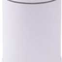 Glad Small Trash Can, 1.2 Gallon | Round Stainless Steel Garbage Bin with Soft Close Lid & Step Foot Pedal | Metal Waste Basket with Removable Inner Bucket, Lavender
