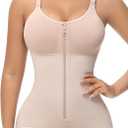SHAPSHE Fajas Colombianas Moldeadoras Body Shaper Post Surgery Compression Garment Shapewear Tummy Control with Zipper, 2XL