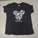 Family Matching Outfits Magical Kingdom Family Graphic Tee Summer Vacation Cruise Trip Travel Tops, 123, Black