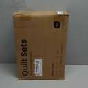 Love's cabin Quilts for Full Bed Burlwood Bedspreads Bedding Set - Lightweight Bedspread Comforter - Coin Pattern Bedding Coverlet for All Season - 3 Pieces (1 Quilt, 2 Pillow Shams) (Full (80"x90"))