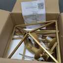 Rustic Lantern Chandeliers 4-Light Ceiling Cage Hanging Lights Gold Pendant Light Fixtures for Kitchen Island Dining Room Farmhouse Entryway Foyer