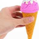 Mini Fake Ice Cream Cones Artificial Food Ice Cream Cone Models for Home Kitchen Decor, Photography Props Shop, Window Display -1Pc