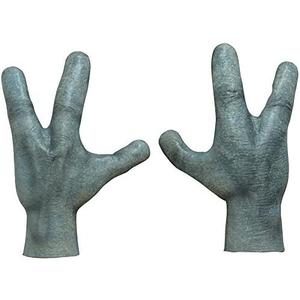 Ghoulish Productions Adult Alien Hands Costume Accessory, Blue, Standard